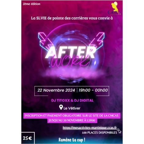 After Work 2ème édition - Le vendredi 22 novembre 2024