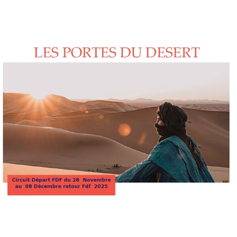 Voyage au Maroc du 28 novembre au 8 décembre 2025