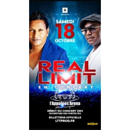 Concert REAL LIMIT - Le samedi 18 octobre 2025 - A L'Appaloosa'Arena