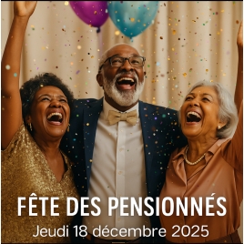 Fête des Pensionnés - Le jeudi 18 décembre 2025